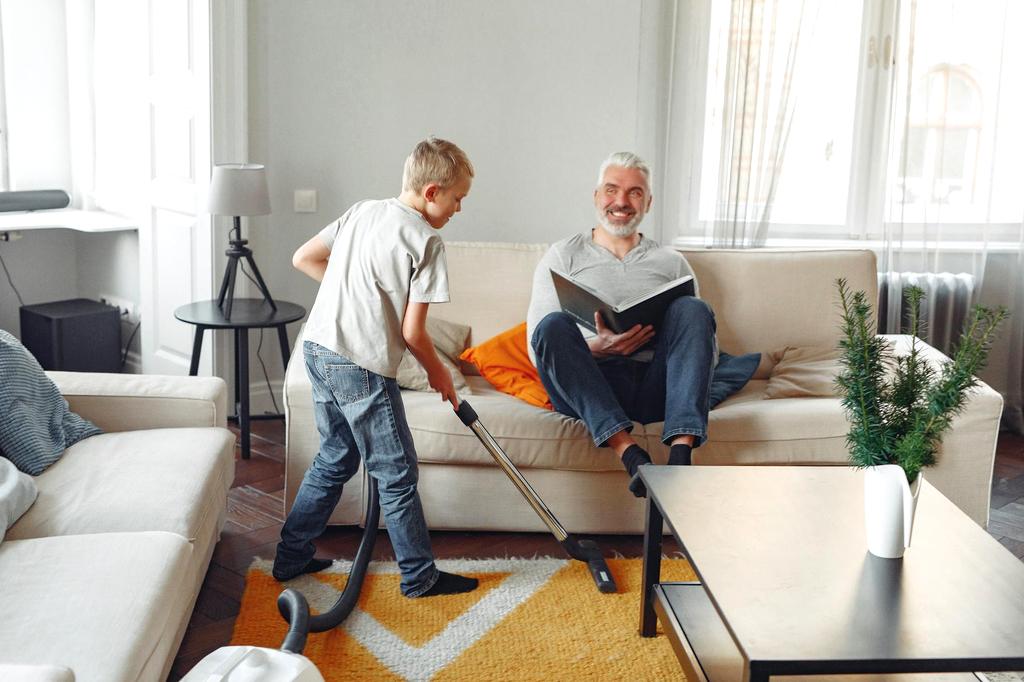 Before and after full room carpet cleaning